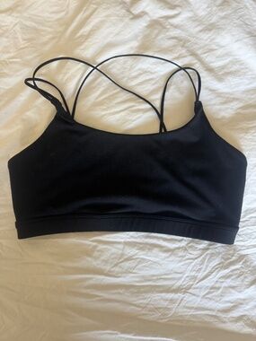 Solfire Strappy Sports Bra M black